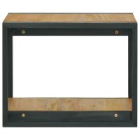 vidaXL Wand-Badregal 45x45x35 cm Massivholz Teak