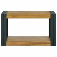 vidaXL Wand-Badregal 60x45x35 cm Massivholz Teak