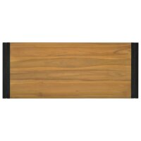 vidaXL Wand-Badregal 110x45x35 cm Massivholz Teak