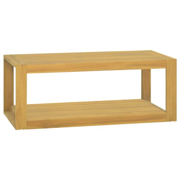 vidaXL Wand-Badregal 90x45x35 cm Massivholz Teak