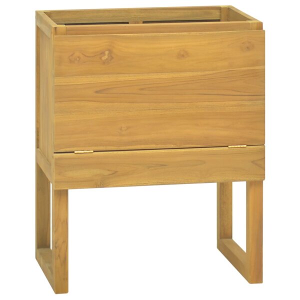 vidaXL Badschrank 60x45x75 cm Massivholz Teak