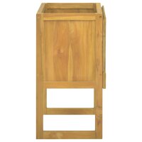 vidaXL Badschrank 60x45x75 cm Massivholz Teak