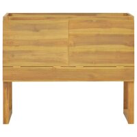 vidaXL Badschrank 90x45x75 cm Massivholz Teak