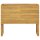 vidaXL Badschrank 90x45x75 cm Massivholz Teak