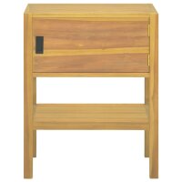 vidaXL Badschrank 60x40x75 cm Massivholz Teak