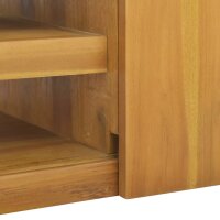 vidaXL Wand-Badschrank 90x40x30 cm Massivholz Teak