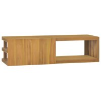 vidaXL Wand-Badschrank 110x40x30 cm Massivholz Teak