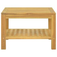 vidaXL Couchtisch 60x60x40 cm Massivholz Teak