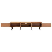 vidaXL TV-Schrank 145x35x35 cm Akazie Massivholz