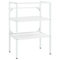vidaXL Badezimmer Waschtischgestell Weiß 59x38x83...