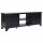 vidaXL TV-Schrank Schwarz 108x30x40 cm Massivholz Paulownia