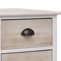 vidaXL TV-Schrank 108x30x40 cm Massivholz Paulownia