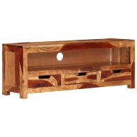 vidaXL TV-Schrank 110x30x40 cm Massivholz Akazie