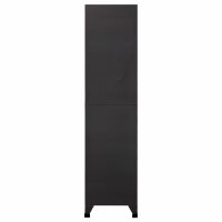 vidaXL Schlie&szlig;fachschrank Anthrazit 90x45x180 cm Stahl