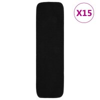 vidaXL Antirutsch Stufenmatten 15 Stk. 75x20 cm Schwarz...