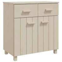 vidaXL Sideboard HAMAR Honigbraun 79x40x80 cm Massivholz Kiefer