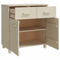 vidaXL Sideboard HAMAR Honigbraun 79x40x80 cm Massivholz Kiefer