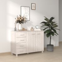 vidaXL Sideboard HAMAR Weiß 113x40x80 cm Massivholz...