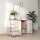 vidaXL Sideboard HAMAR Weiß 113x40x80 cm Massivholz Kiefer