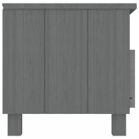 vidaXL TV-Schrank HAMAR Dunkelgrau 106x40x40 cm Massivholz Kiefer