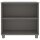 vidaXL Sideboard HAMAR Hellgrau 85x35x80 cm Massivholz Kiefer