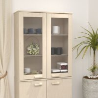 vidaXL Highboard-Oberteil HAMAR Honigbraun 85x35x100 cm...