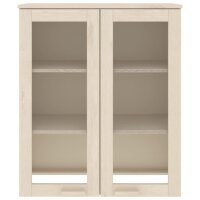 vidaXL Highboard-Oberteil HAMAR Honigbraun 85x35x100 cm Massivholz