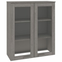 vidaXL Highboard-Oberteil HAMAR Hellgrau 85x35x100 cm...