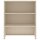 vidaXL Highboard-Oberteil HAMAR Honigbraun 85x35x100 cm Massivholz