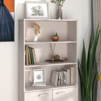 vidaXL Highboard-Oberteil HAMAR Weiß 85x35x100 cm...