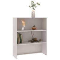 vidaXL Highboard-Oberteil HAMAR Weiß 85x35x100 cm Massivholz