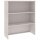 vidaXL Highboard-Oberteil HAMAR Weiß 85x35x100 cm Massivholz