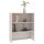 vidaXL Highboard-Oberteil HAMAR Wei&szlig; 85x35x100 cm Massivholz