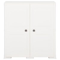 vidaXL Kunststoffschrank 79x43x85,5 cm Holzdesign...