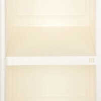 vidaXL Kunststoffschrank 40x43x85,5 cm Holzdesign Angora-Wei&szlig;