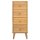 vidaXL Kommode 40x30x100 cm Massivholz Teak