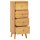 vidaXL Kommode 40x30x100 cm Massivholz Teak