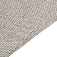 vidaXL Outdoor-Teppich Flachgewebe 200x280 cm Taupe