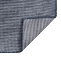 vidaXL Outdoor-Teppich Flachgewebe 120x170 cm Blau