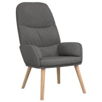 vidaXL Relaxsessel Hellgrau Stoff