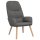 vidaXL Relaxsessel Hellgrau Stoff