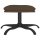 vidaXL Fußhocker Braun 60x60x39 cm Stoff