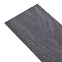 vidaXL PVC Laminat Dielen Selbstklebend 2,51 m&sup2; 2 mm Schwarz und Wei&szlig;