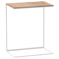 vidaXL Beistelltisch Weiß 55x35x66 cm Holzwerkstoff