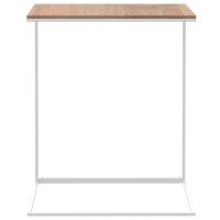 vidaXL Beistelltisch Wei&szlig; 55x35x66 cm Holzwerkstoff