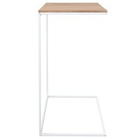 vidaXL Beistelltisch Weiß 55x35x66 cm Holzwerkstoff