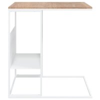 vidaXL Beistelltisch Weiß 55x36x59,5 cm Holzwerkstoff