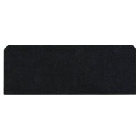 vidaXL Stufenmatten Selbstklebend 15 Stk. 65x24,5x3,5 cm Schwarz