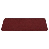 vidaXL Stufenmatten Selbstklebend 15 Stk. 65x28 cm Rot