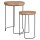 Home&amp;Styling 2-tlg. Beistelltisch-Set Teak